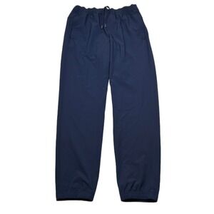 Soybu Woven Jogger Pants Mens Small Blue‎ Drawstring Lightweight Athletic